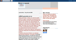 Desktop Screenshot of libraseaescola.blogspot.com