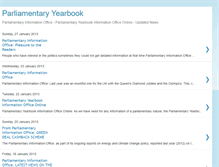 Tablet Screenshot of parliamentaryinformation.blogspot.com