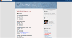 Desktop Screenshot of filipinoforum.blogspot.com
