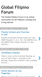 Mobile Screenshot of filipinoforum.blogspot.com