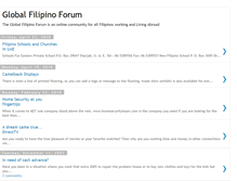 Tablet Screenshot of filipinoforum.blogspot.com