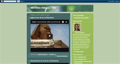 Desktop Screenshot of historiaparalavida.blogspot.com