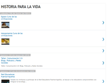 Tablet Screenshot of historiaparalavida.blogspot.com