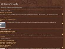 Tablet Screenshot of itsmrsheensworldnow.blogspot.com