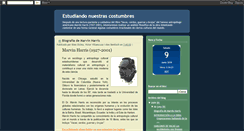 Desktop Screenshot of estudiandonuestrascostumbres.blogspot.com