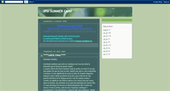 Desktop Screenshot of ipsisummercamp.blogspot.com