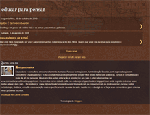 Tablet Screenshot of educarparapensar-elypaschoalick.blogspot.com