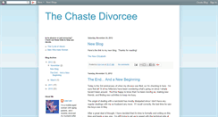 Desktop Screenshot of chastedivorcee.blogspot.com