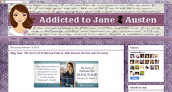 Desktop Screenshot of addictedtoausten.blogspot.com