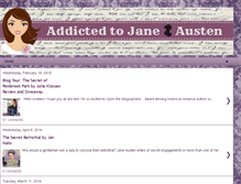 Tablet Screenshot of addictedtoausten.blogspot.com