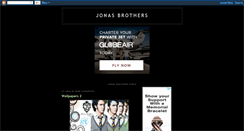 Desktop Screenshot of jonasbrothersfanclubsite.blogspot.com