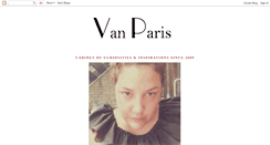 Desktop Screenshot of chloevanparis.blogspot.com