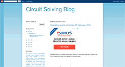 Desktop Screenshot of circuitsolving.blogspot.com