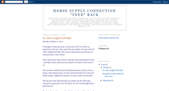 Desktop Screenshot of horsesupplyconnectionfeedback.blogspot.com