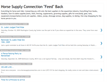 Tablet Screenshot of horsesupplyconnectionfeedback.blogspot.com