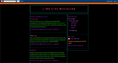 Desktop Screenshot of limelitemagg.blogspot.com