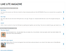 Tablet Screenshot of limelitemagg.blogspot.com