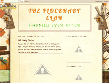 Tablet Screenshot of flockhartclan.blogspot.com