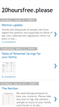 Mobile Screenshot of 20hoursfree.blogspot.com