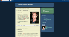 Desktop Screenshot of didnotrealize.blogspot.com