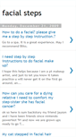 Mobile Screenshot of facial-steps-et.blogspot.com
