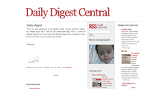 Desktop Screenshot of dailydigestcentral.blogspot.com