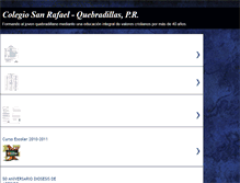 Tablet Screenshot of colegiosanrafael-que.blogspot.com