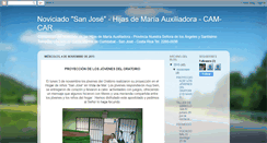 Desktop Screenshot of noviciado-sanjose-fma.blogspot.com