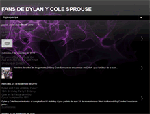 Tablet Screenshot of dylan-y-cole-sprouse-fans.blogspot.com