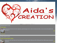 Tablet Screenshot of aidascreation.blogspot.com