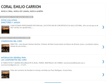 Tablet Screenshot of coralemiliocarrion.blogspot.com
