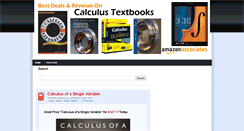 Desktop Screenshot of calculusearlytranscendentalssinglevar.blogspot.com