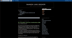 Desktop Screenshot of bankenundbroker.blogspot.com
