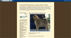 Desktop Screenshot of icelandicsheepdogtopshowdogs.blogspot.com