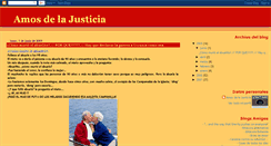 Desktop Screenshot of amosdelajusticia.blogspot.com