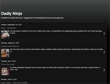 Tablet Screenshot of dadlyninja.blogspot.com