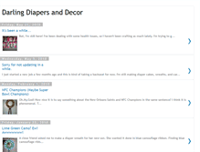 Tablet Screenshot of darlingdiapersanddecor.blogspot.com