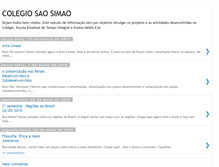 Tablet Screenshot of colegioestadualdesaosimao.blogspot.com