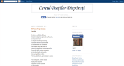 Desktop Screenshot of cerculpoetilor.blogspot.com