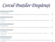 Tablet Screenshot of cerculpoetilor.blogspot.com