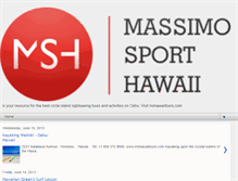 Tablet Screenshot of massimosporthawaii.blogspot.com