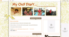 Desktop Screenshot of myon9diary.blogspot.com