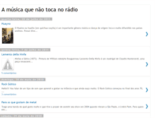 Tablet Screenshot of musicaquenaotoca.blogspot.com
