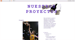 Desktop Screenshot of nuestrosproyectosde3.blogspot.com