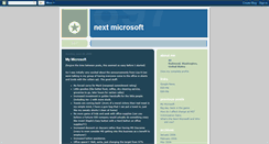 Desktop Screenshot of nextmsft.blogspot.com