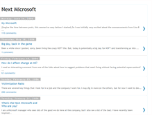 Tablet Screenshot of nextmsft.blogspot.com