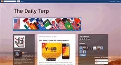 Desktop Screenshot of dailyterp.blogspot.com