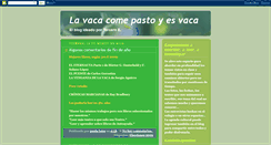 Desktop Screenshot of lavacacomepastoyesvaca.blogspot.com