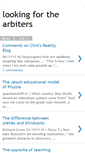 Mobile Screenshot of lookingforthearbiters.blogspot.com