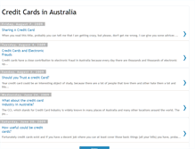 Tablet Screenshot of creditcardsaustralia.blogspot.com